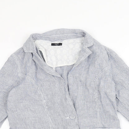 Womens UK Size 8 M&Co Blue Jacket