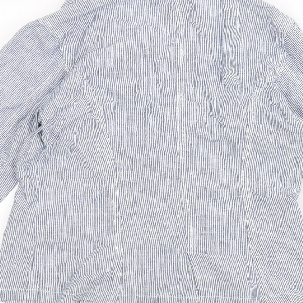 Womens UK Size 8 M&Co Blue Jacket
