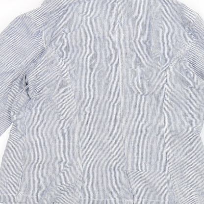 Womens UK Size 8 M&Co Blue Jacket