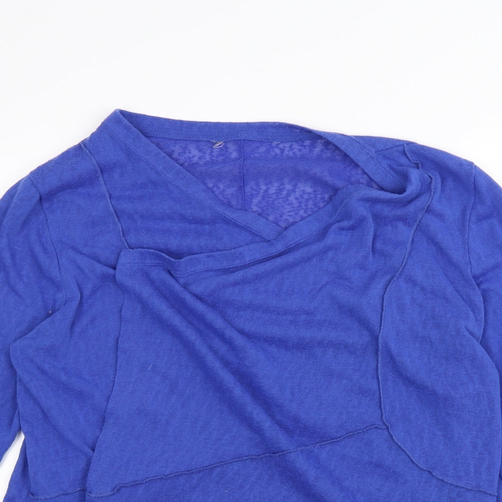Preworn Womens Blue   Cardigan Jumper Size 18