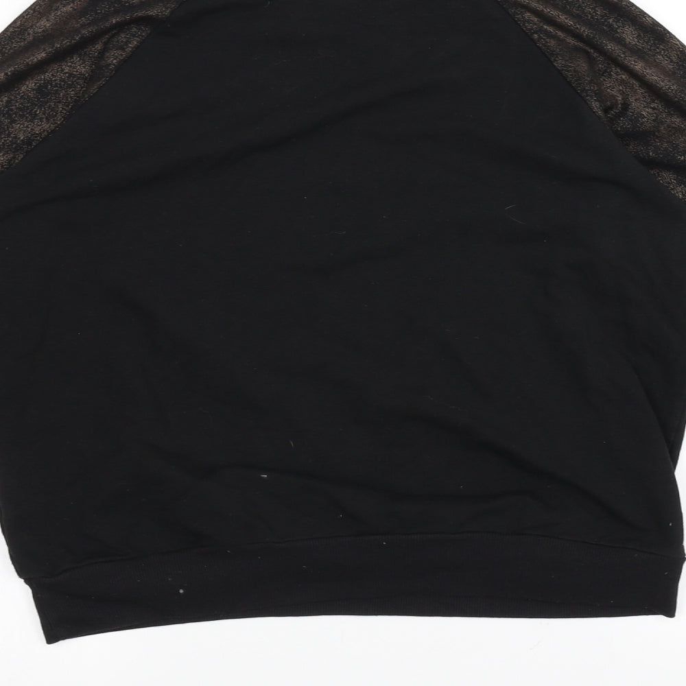Nude Lucy Womens Black   Pullover Jumper Size S