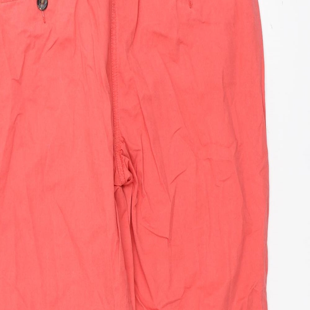 Womens UK Size 16 Papaya Regular Fit Straight Red Jeans