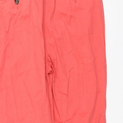 Womens UK Size 16 Papaya Regular Fit Straight Red Jeans