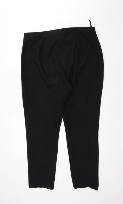 F&F Womens Black   Trousers  Size 18 L29 in