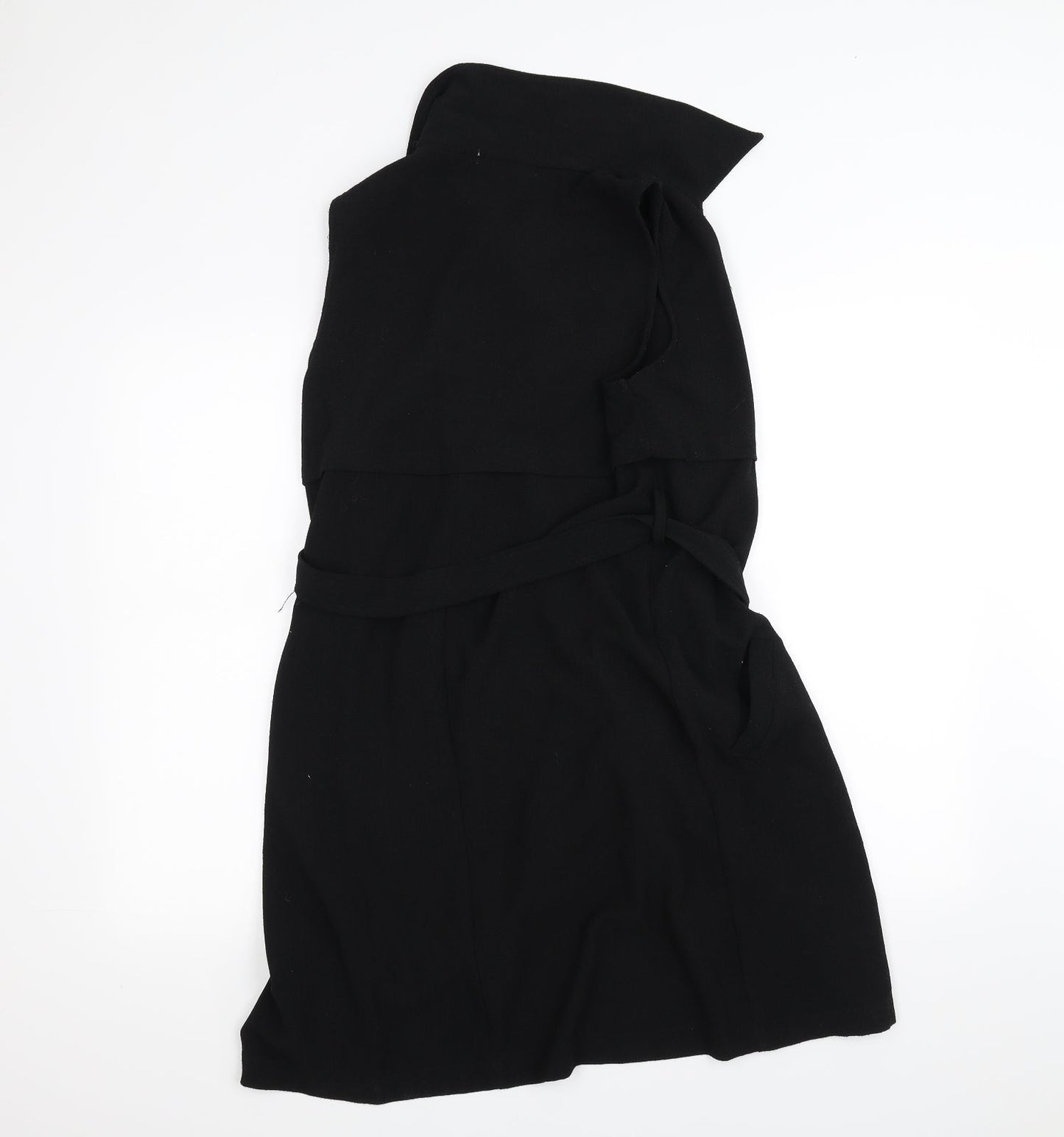 comeo rose Womens Black   Jacket  Size 8  - Belted