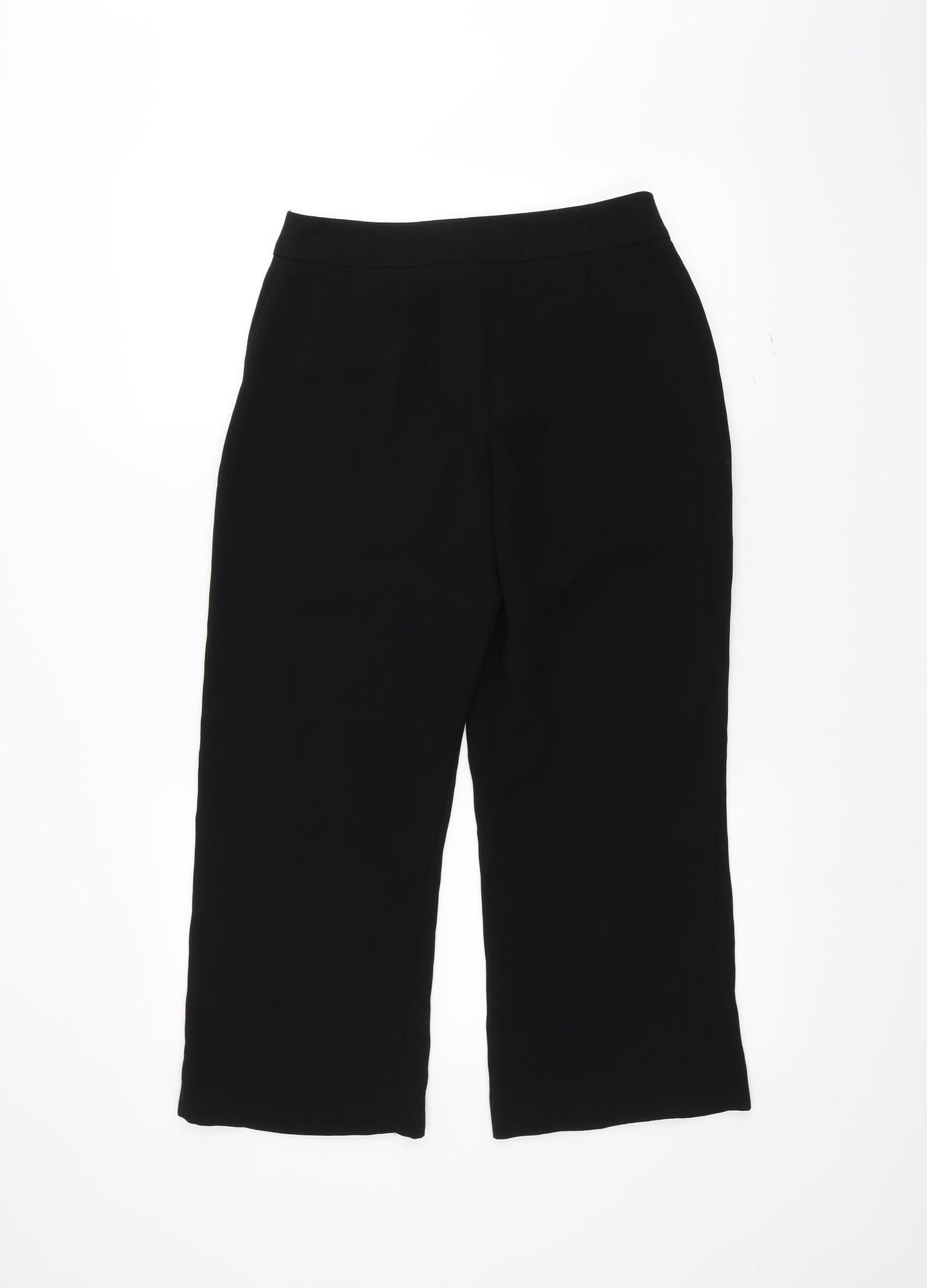 M&Co Womens Black   Trousers  Size 8 L24 in