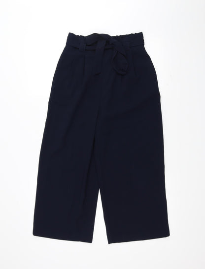 New Look Womens Blue   Trousers  Size 8 L23 in - Belted