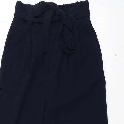 New Look Womens Blue   Trousers  Size 8 L23 in - Belted