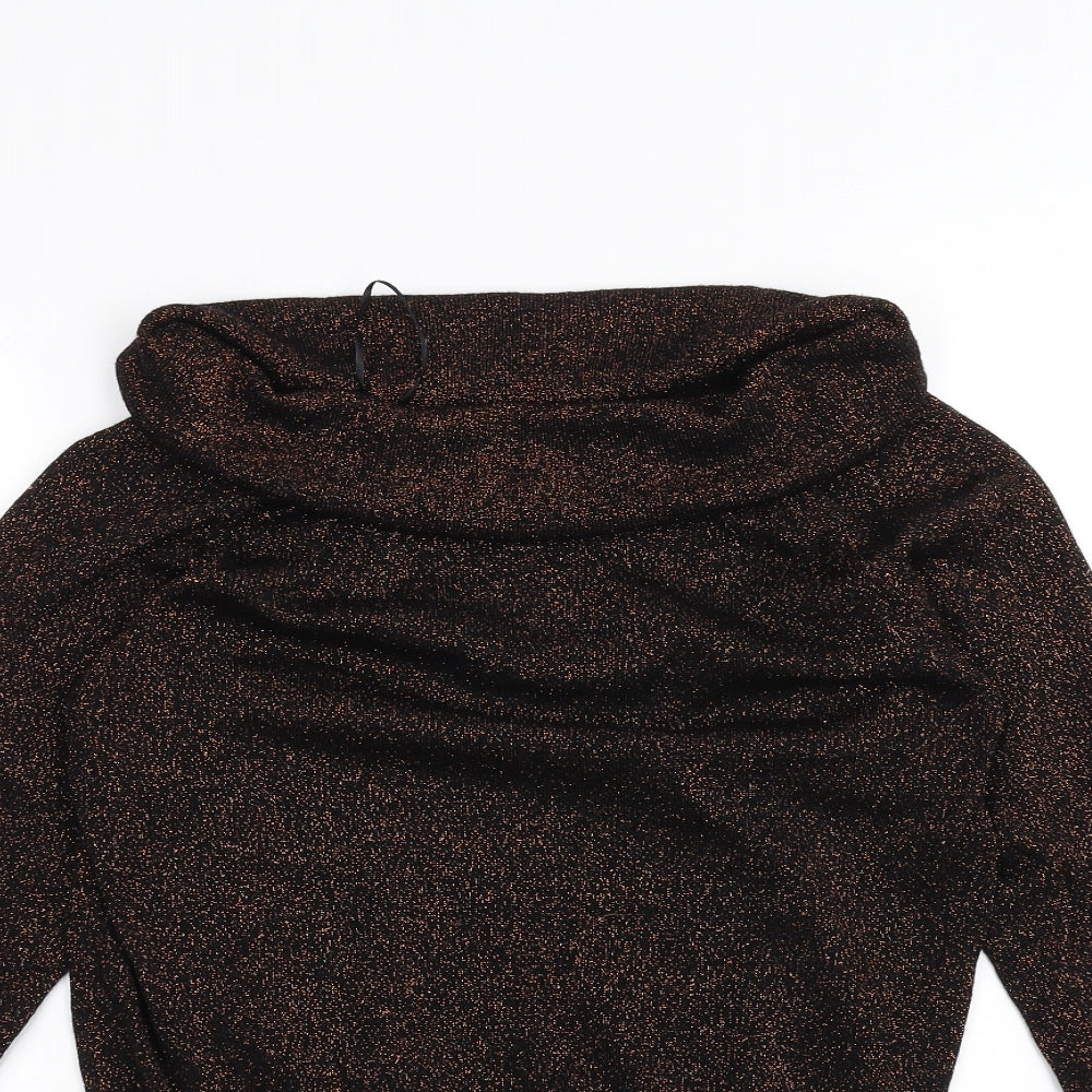 F&F Womens Black   Basic T-Shirt Size 14