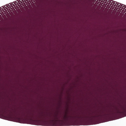 QED London Womens Purple   Pullover Jumper Size M