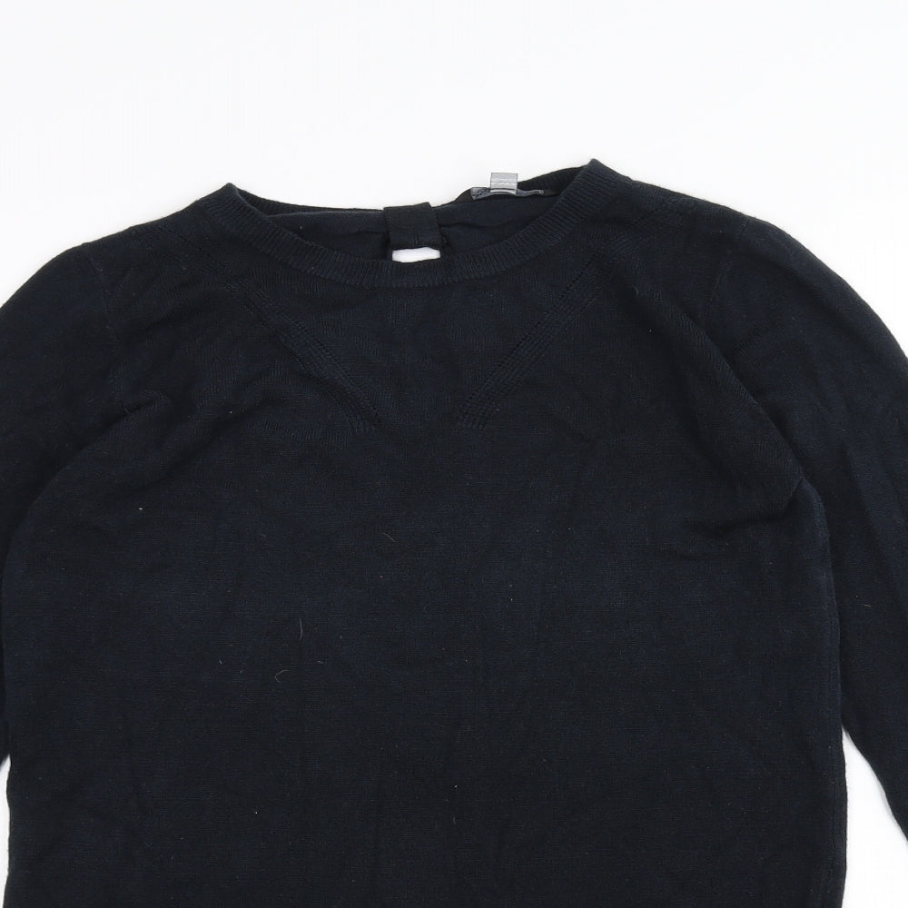 Womens UK Size 10 Dorothy Perkins Blue Basic T-Shirt