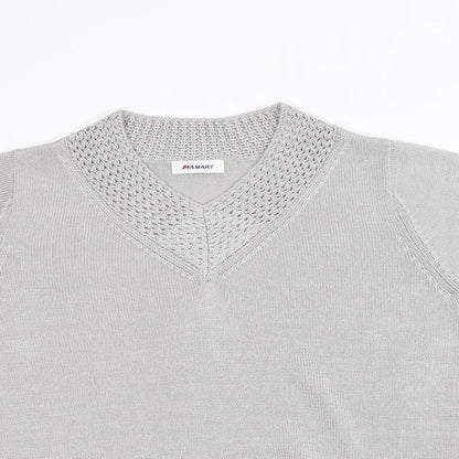 Damart Womens Grey  Knit Pullover Jumper Size 12
