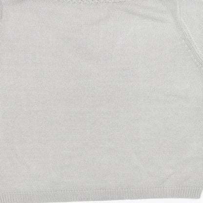 Damart Womens Grey  Knit Pullover Jumper Size 12