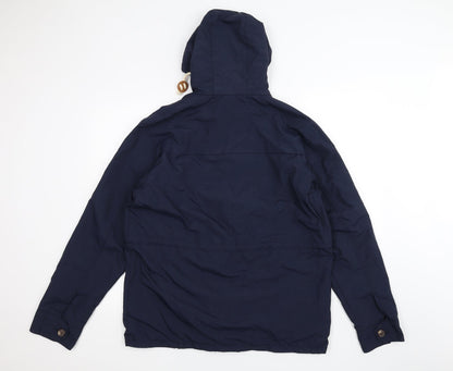 Cedar Wood State Womens Blue   Parka Coat Size L