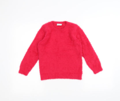 I love girl wear  Girls Pink   Pullover Jumper Size 7 Years