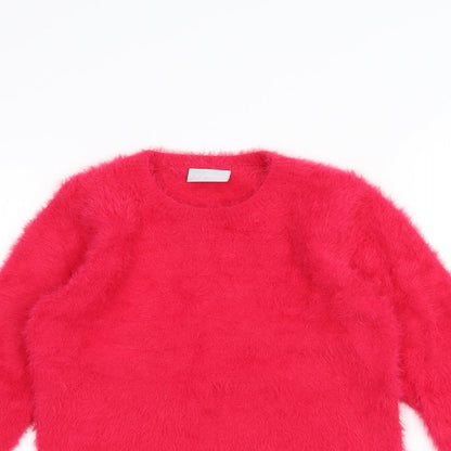 I love girl wear  Girls Pink   Pullover Jumper Size 7 Years