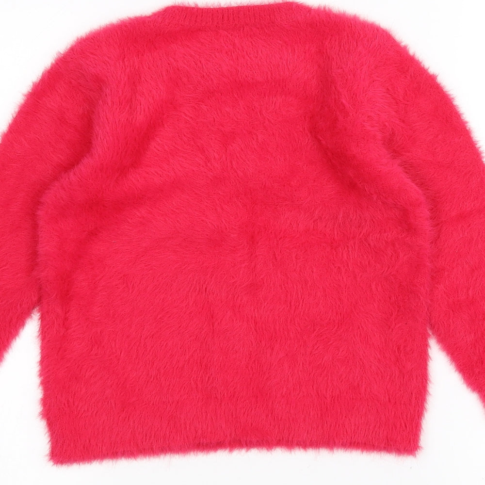 I love girl wear  Girls Pink   Pullover Jumper Size 7 Years