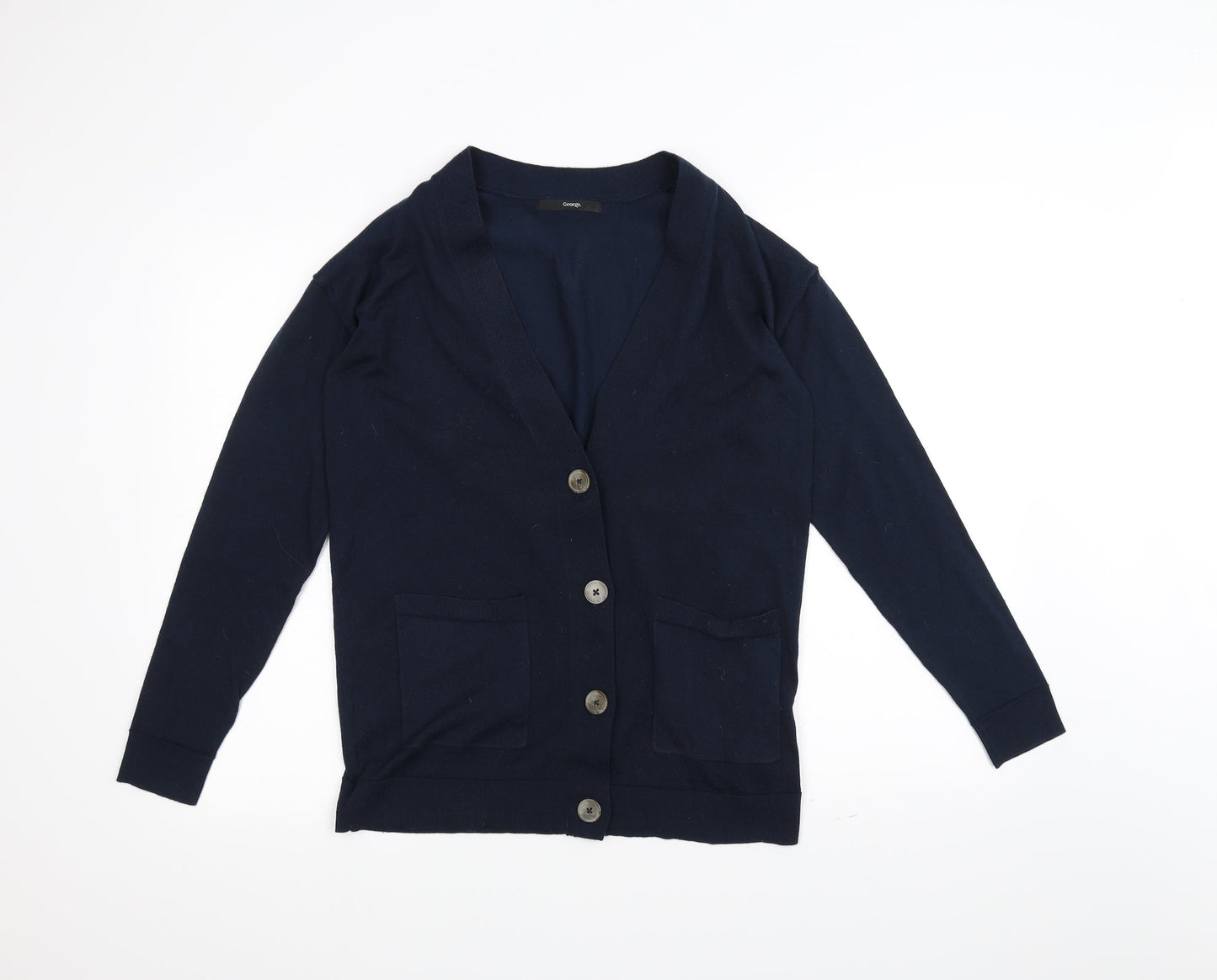 George Womens Blue   Cardigan Jumper Size S