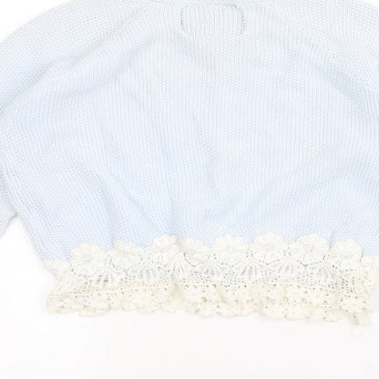 Y.D Girls Blue  Knit Pullover Jumper Size 12-13 Years