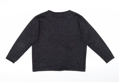 Preworn Womens Black   Pullover Jumper Size XL  - Sequin Detail
