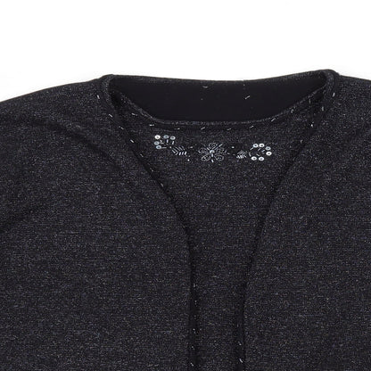 Preworn Womens Black   Pullover Jumper Size XL  - Sequin Detail
