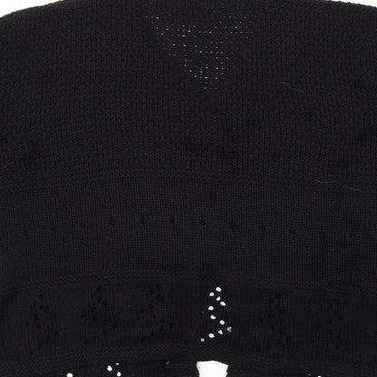 Frank Saul Womens Black   Cardigan Jumper Size M