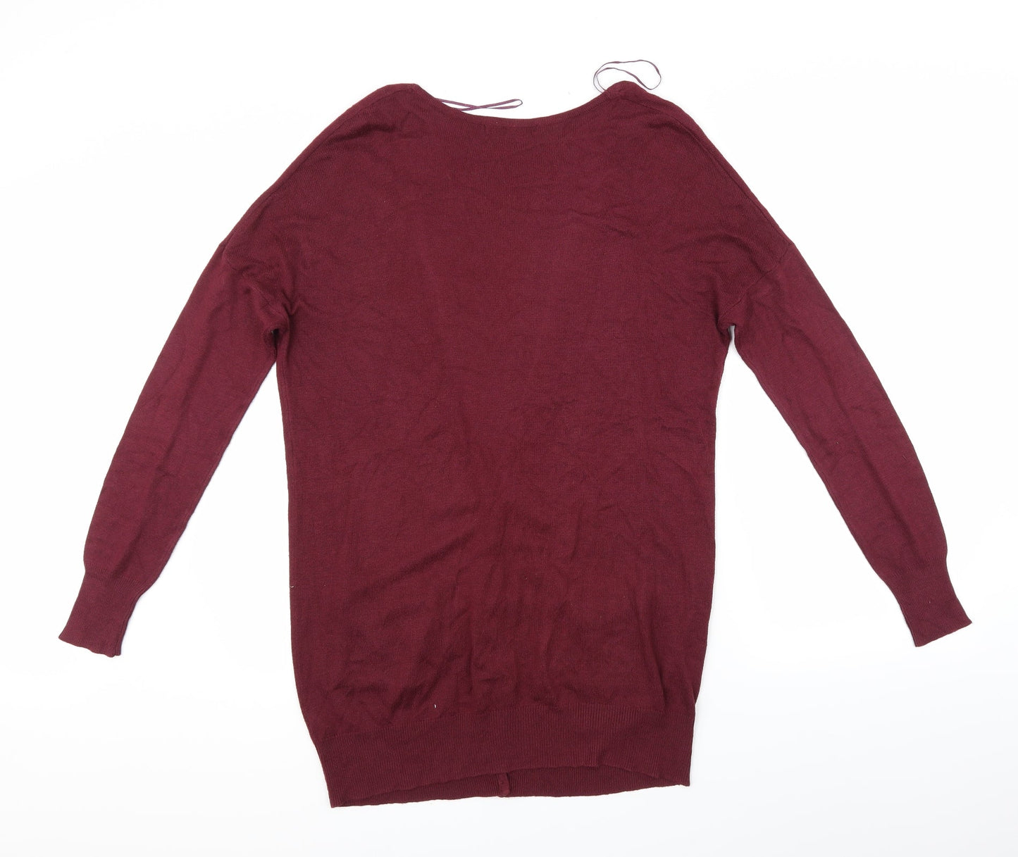 George Womens Red   Cardigan Jumper Size 12  - Glittery Stripe