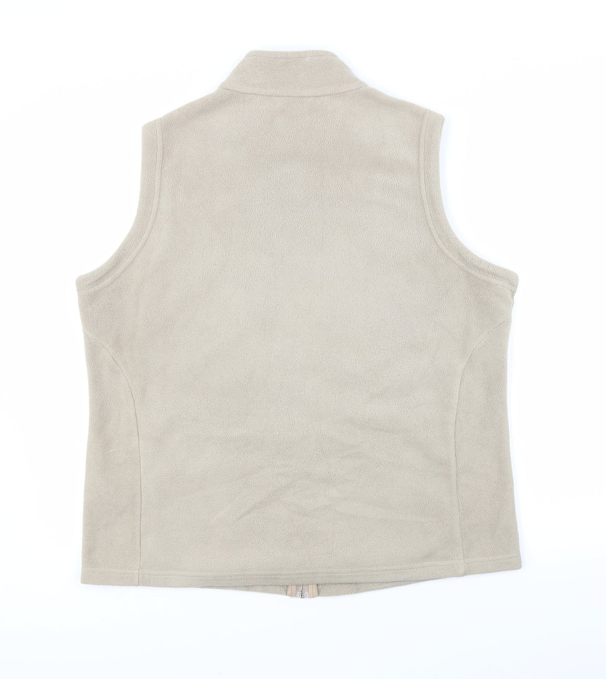 Marks & Spencer Womens Beige   Vest Jumper Size 18