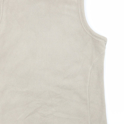 Marks & Spencer Womens Beige   Vest Jumper Size 18