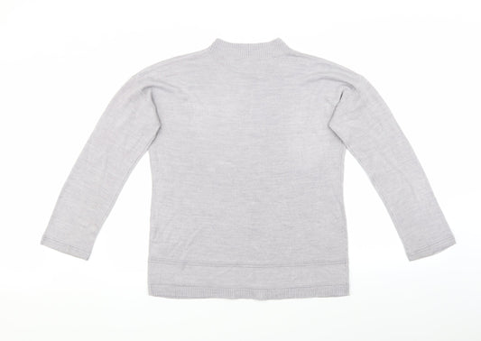 Vida Vi Womens Grey   Pullover Jumper Size L