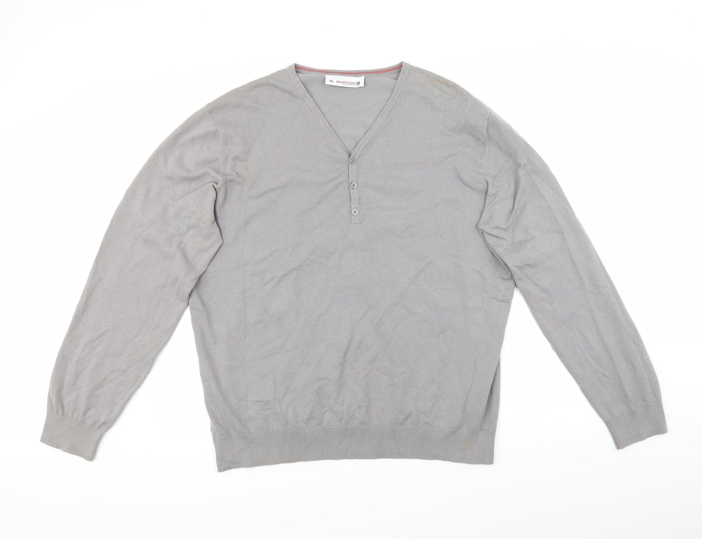 Burton Mens Grey   Pullover Jumper Size XL