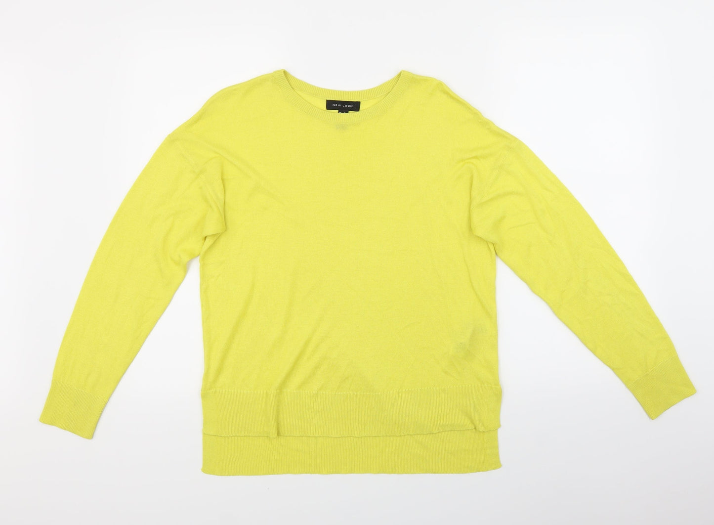 New Look Womens Yellow   Basic T-Shirt Size S