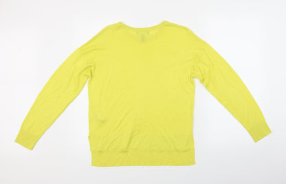 New Look Womens Yellow   Basic T-Shirt Size S
