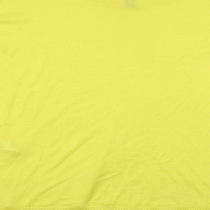 New Look Womens Yellow   Basic T-Shirt Size S