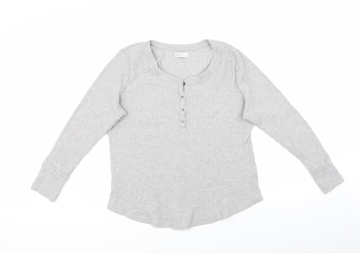 Papaya Womens Grey   Pullover Jumper Size 18