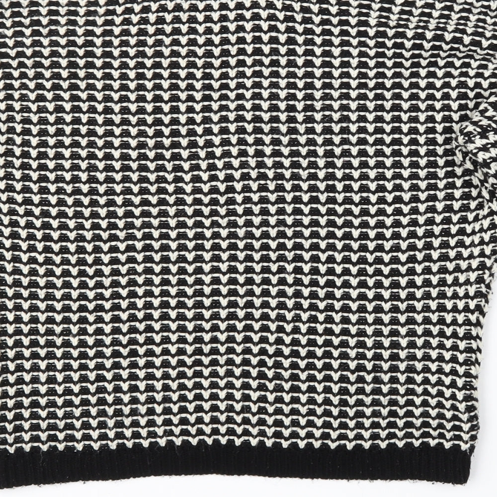 Atmosphere Womens Black Striped  Pullover Jumper Size 8