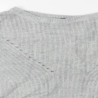 Peacocks Womens Grey   Pullover Jumper Size L