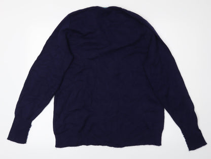Clifton Womens Blue   Pullover Sweatshirt Size M