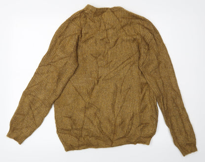 Marks & Spencer Womens Gold   Pullover Jumper Size S