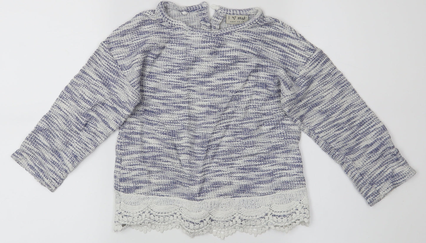 NEXT Girls Blue   Basic Blouse Size 4-5 Years
