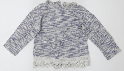 NEXT Girls Blue   Basic Blouse Size 4-5 Years