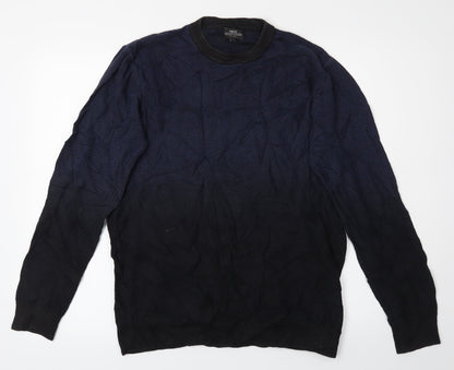 Mens UK Size M NEXT Blue Pullover Sweatshirt