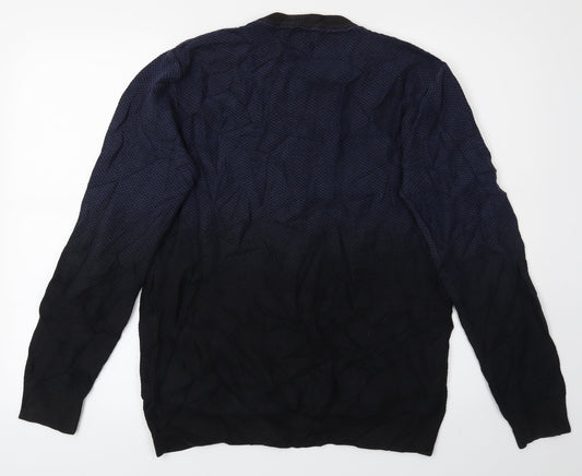 Mens UK Size M NEXT Blue Pullover Sweatshirt