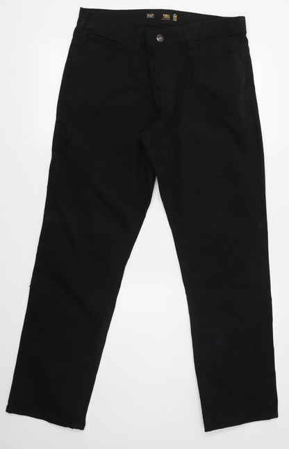 F&F Womens Black   Straight Jeans Size M L30 in