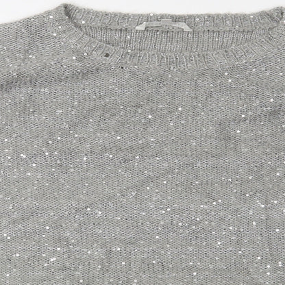 Pepple Bay Womens Silver   Pullover Jumper Size L