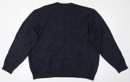 M&S Mens Blue   Pullover Jumper Size XL