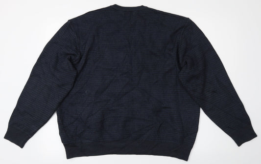 M&S Mens Blue   Pullover Jumper Size XL