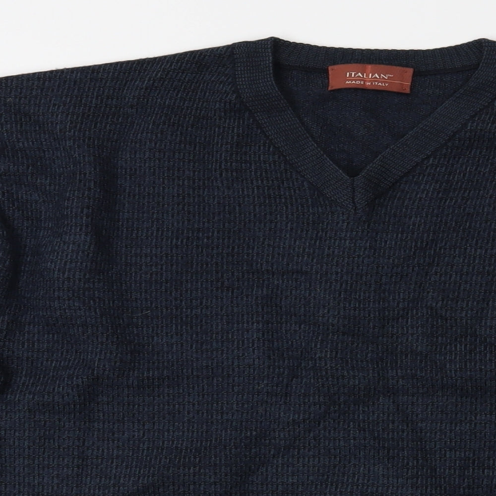 M&S Mens Blue   Pullover Jumper Size XL