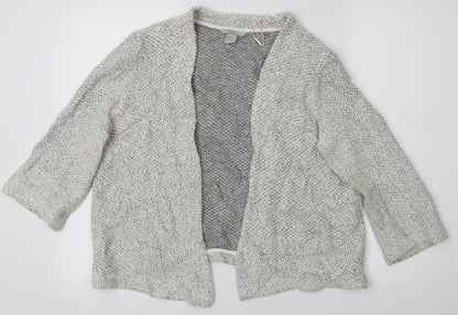 H&M Womens White   Cardigan Jumper Size M