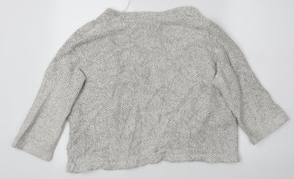H&M Womens White   Cardigan Jumper Size M